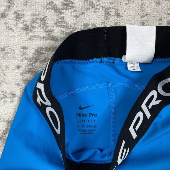 Nike Pro 365 Dri-Fit Leggings Women's Blue Mid Rise CZ9803-446 Size XS - Picture 6 of 6